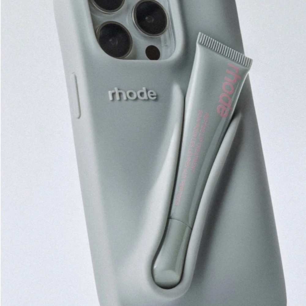 RHODE Silver Phone Case with Balm Slot
